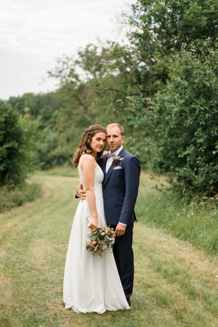 Married couple looking into the camera